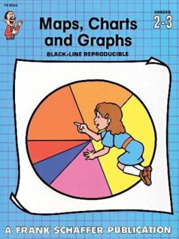 Paperback Maps, Charts and Graphs, Grades 2 to 3 Book