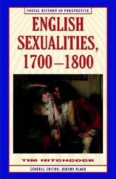 Paperback English Sexualities, 1700-1800 Book
