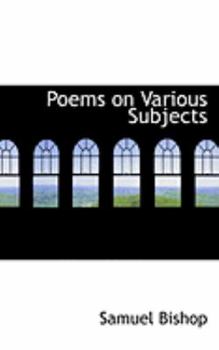 Paperback Poems on Various Subjects Book