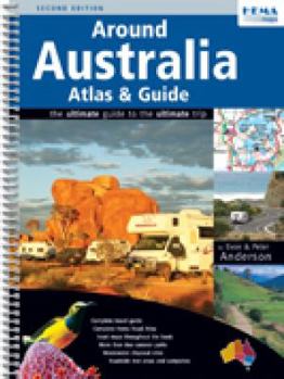 Spiral-bound Around Australia Atlas and Guide Book