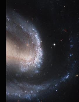 Paperback Notebook: Spiral Galaxy Outer Space 8.5 X 11 202 College Ruled Pages Book