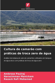 Paperback Cultura de camarão com práticas de troca zero de água [Portuguese] Book