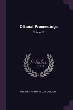 Paperback Official Proceedings; Volume 23 Book