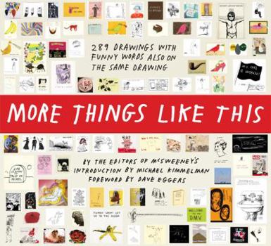 Hardcover More Things Like This: 298 Drawings with Funny Words Also on the Same Drawing Book