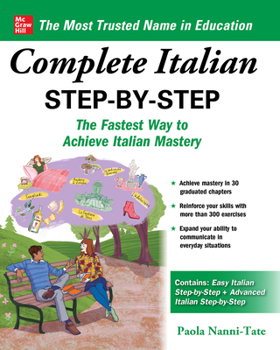 Paperback Complete Italian Step-By-Step Book