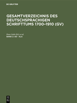 Hardcover AD - ALA [German] Book