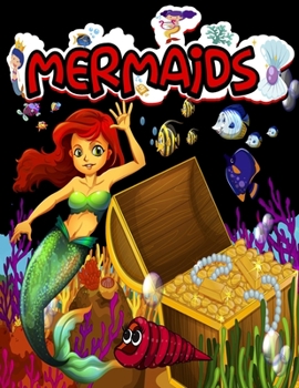 Paperback Mermaid Colouring Books For Kids: 71 Hand Drawn 8.5X11 Size Large Full Page Little Mermaid Colouring Drawing Collection for Kids Children Toddler Boys Book