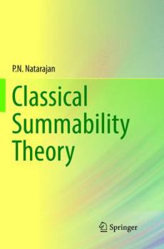 Paperback Classical Summability Theory Book