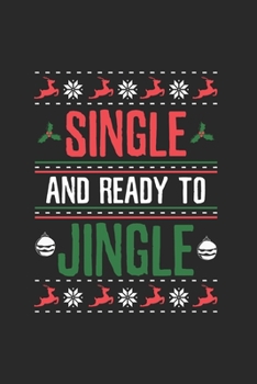 Paperback Christmas Siingle ready to Jiingle Notebook: Notebook / 6x9 Zoll / 120 dotted Pages Book