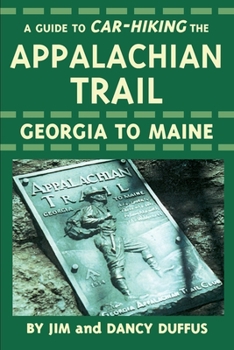 Paperback A Guide to Car-Hiking The Appalachian Trail Book