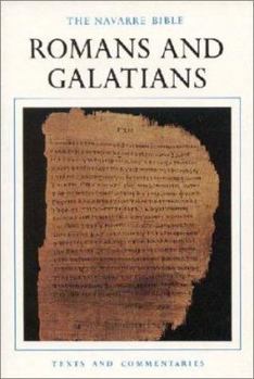 Paperback Navarre Bible Romans Galations Book