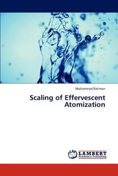 Paperback Scaling of Effervescent Atomization Book