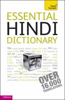 Paperback Essential Hindi Dictionary: A Teach Yourself Guide Book