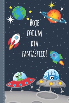 Di�rio para crian�as: Di�rio positivo para preencher para meninos e meninas - livro de presentes - por 4 meses - design aeroespacial