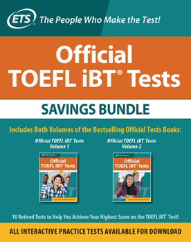 Paperback Official TOEFL IBT Tests Savings Bundle, Third Edition Book