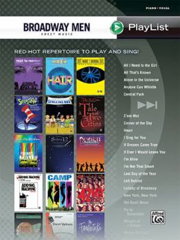 Paperback Broadway Men: Sheet Music Playlist Series Book