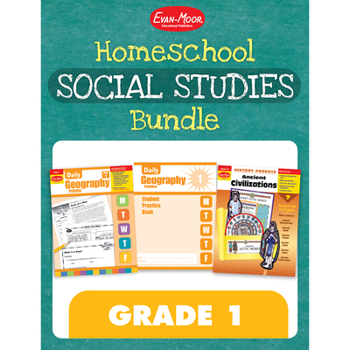 Paperback Homeschool Social Studies Bundle, Grade 1 Book