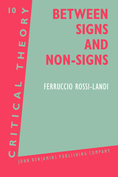 Hardcover Between Signs and Non-Signs Book