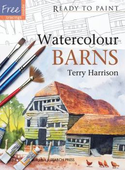Paperback Watercolour Barns [With Free Tracings] Book