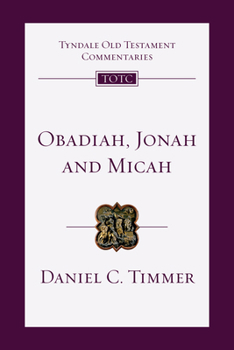 Paperback Obadiah, Jonah and Micah: An Introduction and Commentary Volume 26 Book
