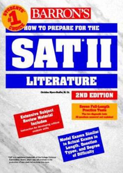Paperback How to Prepare for SAT II: Literature Book