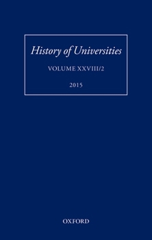 Hardcover History of Universities: Volume XXVIII/2 Book