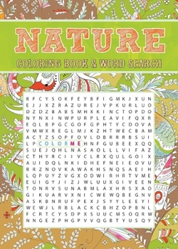 Paperback Nature Coloring Book & Word Search Book