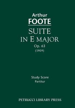 Paperback Suite in E major, Op.63: Study score Book