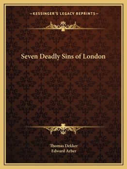 Paperback Seven Deadly Sins of London Book