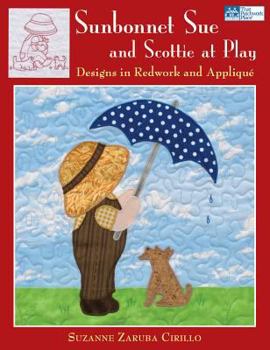 Paperback Sunbonnet Sue and Scottie at Play: Designs in Redwork and Applique Book