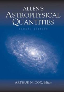 Paperback Allen's Astrophysical Quantities Book
