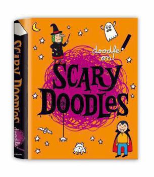 Hardcover-spiral Scary Doodles Book