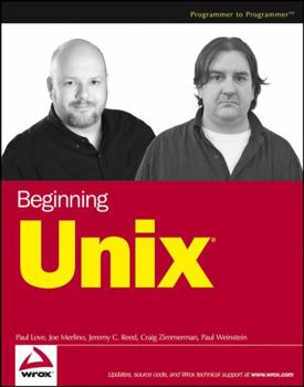 Paperback Beginning UNIX Book