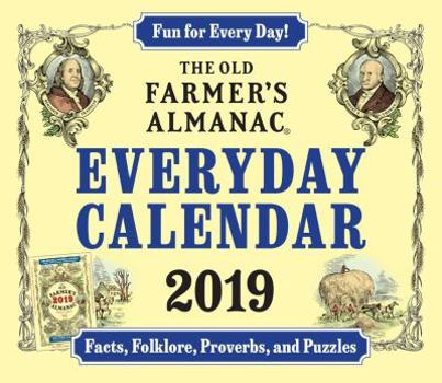 Calendar The Old Farmer's Almanac 2019 Everyday Calendar Book