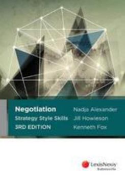 Paperback Negotiation Strategy Style Skills 3rd Edition Book