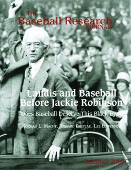Paperback The Baseball Research Journal (Brj), Volume 38 #1 Book