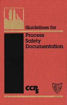 Hardcover Guidelines for Process Safety Documentation Book