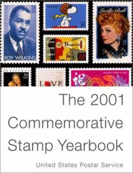 Hardcover The 2001 Commemorative Stamp Yearbook Book