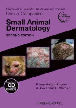 Paperback Small Animal Dermatology [With CDROM] Book