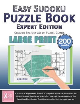 Paperback Easy Sudoku Puzzle Book: Expert Edition Book