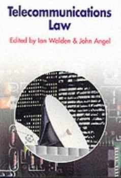 Paperback Telecommunications Law (Blackstone Press) Book