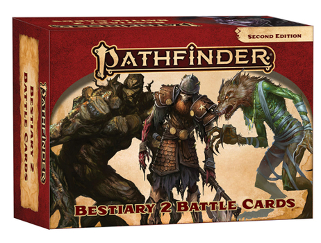 Game Pathfinder Bestiary 2 Battle Cards (P2) Book