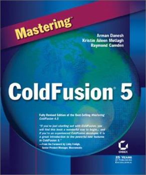 Paperback Mastering ColdFusion 5 [With CDROM] Book