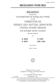 Miscellaneous water bills