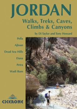 Paperback Jordan: Walks, Treks, Caves, Climbs and Canyons Book