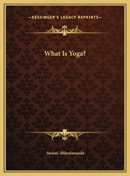 Hardcover What Is Yoga? Book