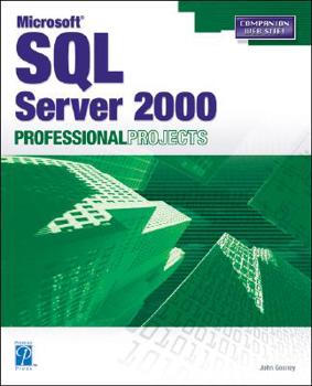 Paperback Microsoft SQL Server 2000 Professional Projects Book