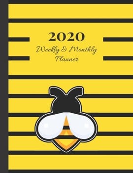Paperback 2020 Weekly & Monthly Planner: Improve your Personal & Business Time Management with this Organizer, Activity Planner (Jan 1 / Dec 31 - 133 Pages) Book