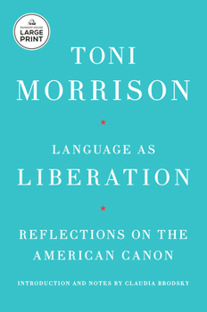Paperback Language as Liberation: Reflections on the American Canon [Large Print] Book