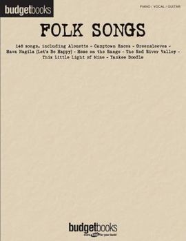 Paperback Folk Songs: Budget Books Book